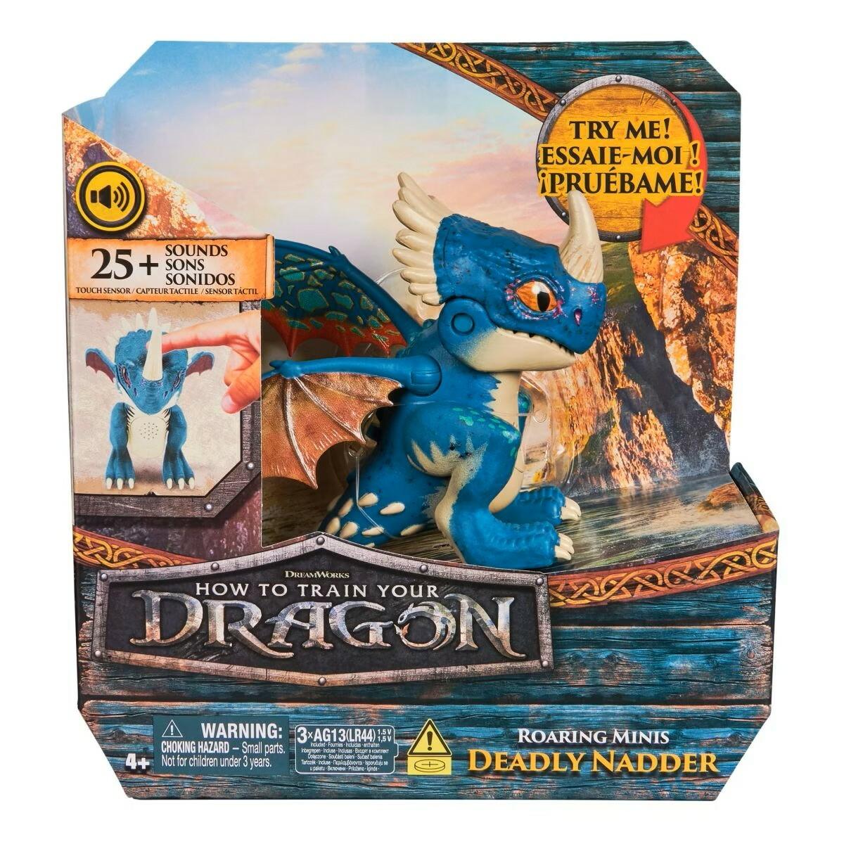 How To Train Your Dragon - Mini Interactieve Draak Deadly Nadder , licht en geluid