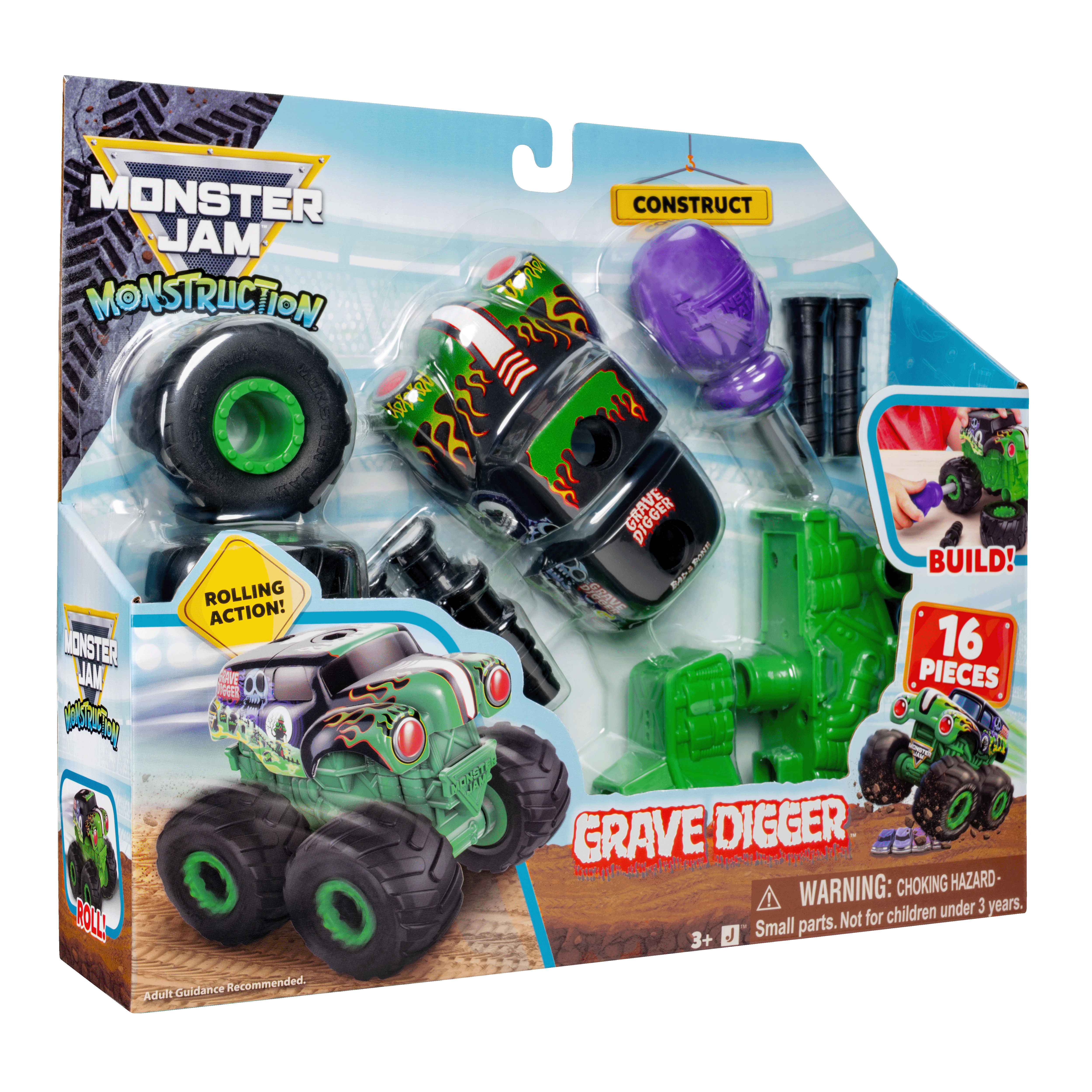 Monster Jam - Monstruction 1:42 - Grave Digger om zelf te bouwen