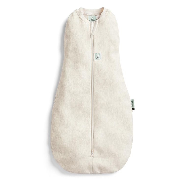 Ergopouch Inbakerslaapzak Cocoon Oatmeal Marle -Tog 1.0 - 6-12 maand