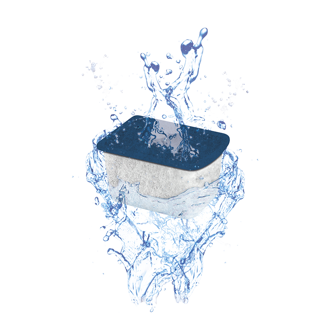 Ciano Water Clear small 2 stuks 3.8X3X2.3cm - Blauw