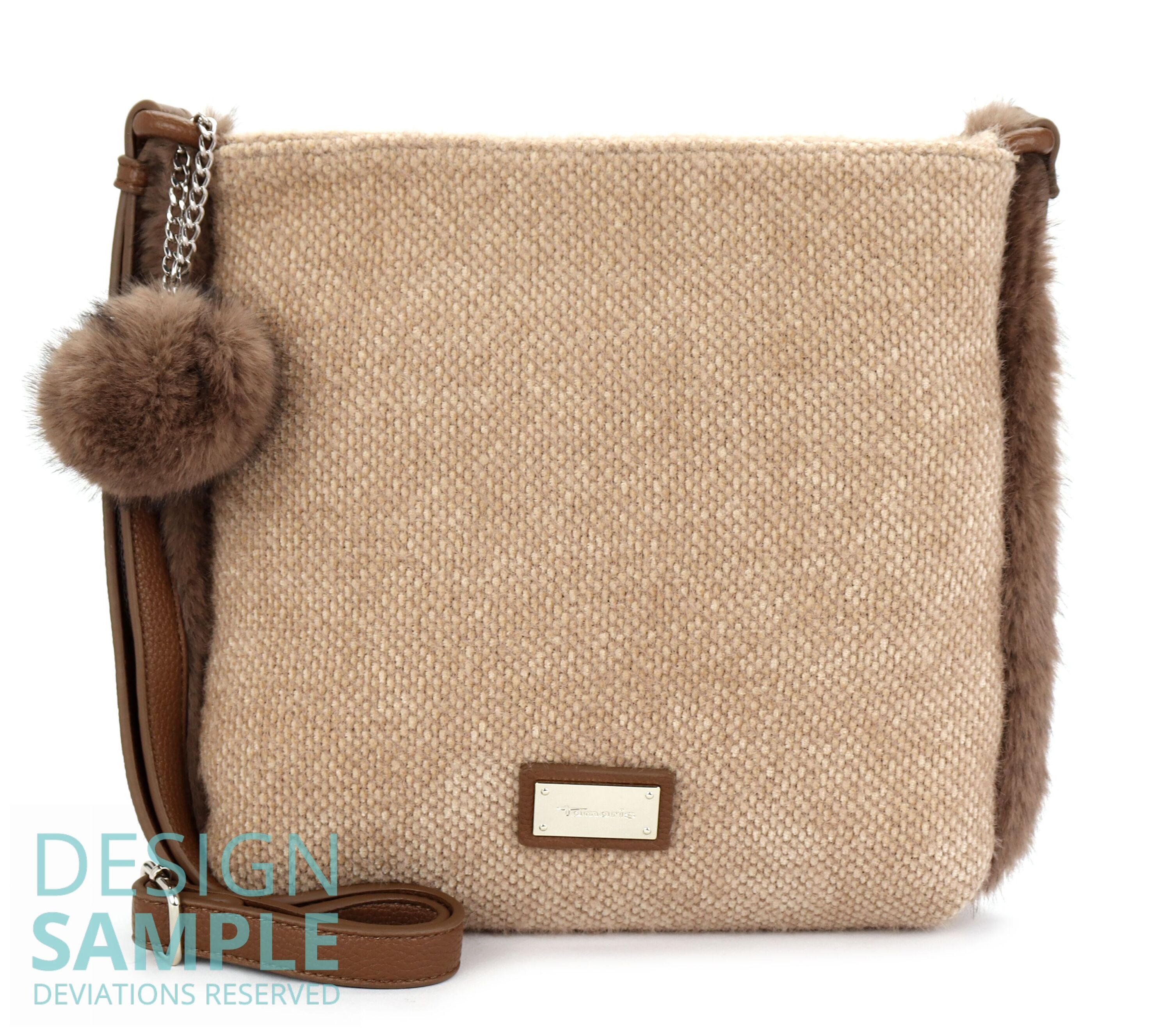 Tamaris Crossbody Madlin Taupe 31x5x27 cm