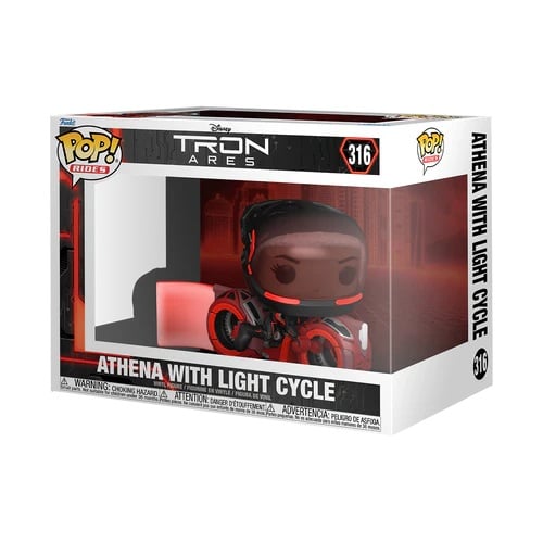 Funko Pop! Rides - Tron Ares: Athena with Light Cycle 316