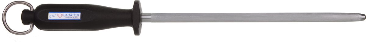 Diamant Sabatier Aanzetstaal 25cm - Hardverchroomd