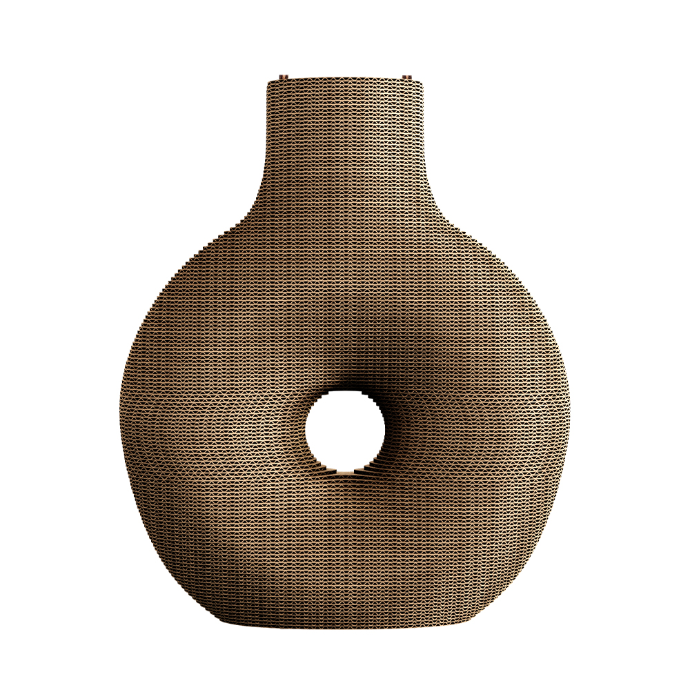 Cartonic 3D Puzzel Vaas Nordic Karton - 164 stuks - 18x7x21 cm