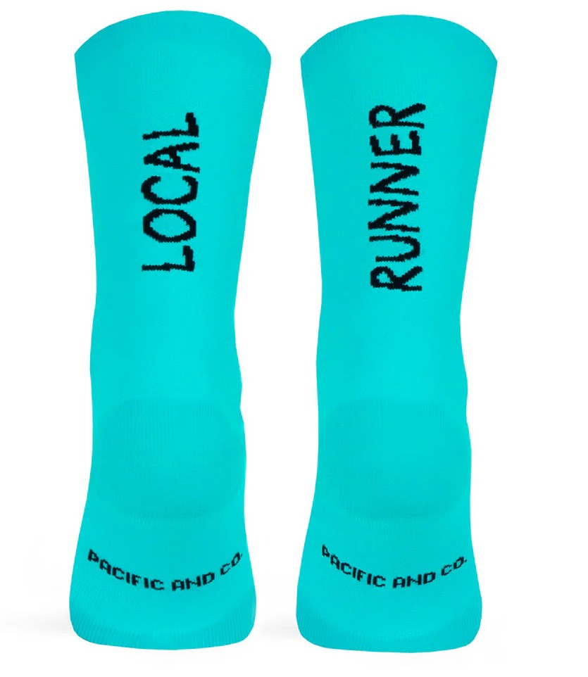 Pacific and Co Sportsokken Unisex Local Aqua - S/M - 37-41