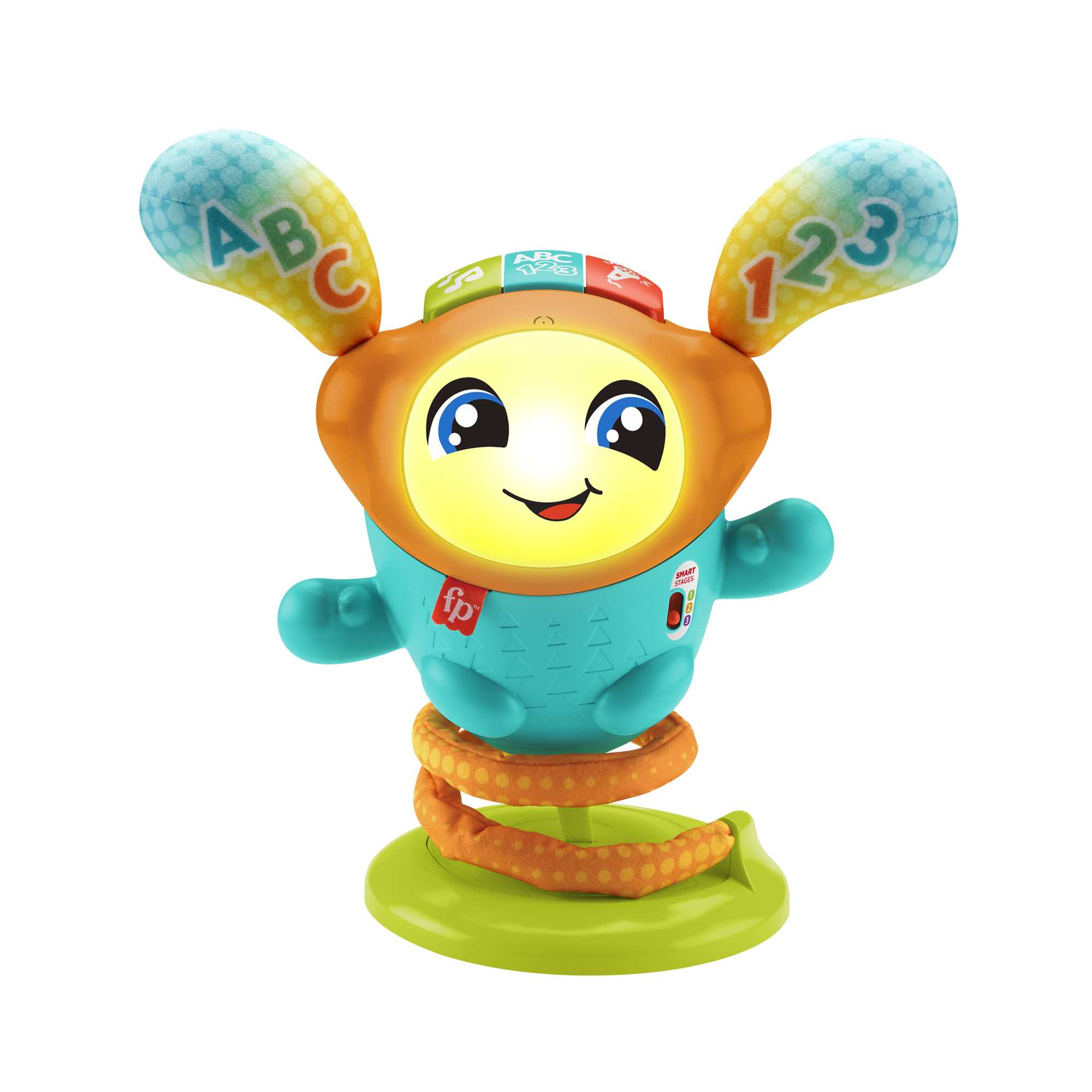 Fisher Price DJ Bouncin Beats, Muzikale Dansende Robot met meer dan 75 liedjes