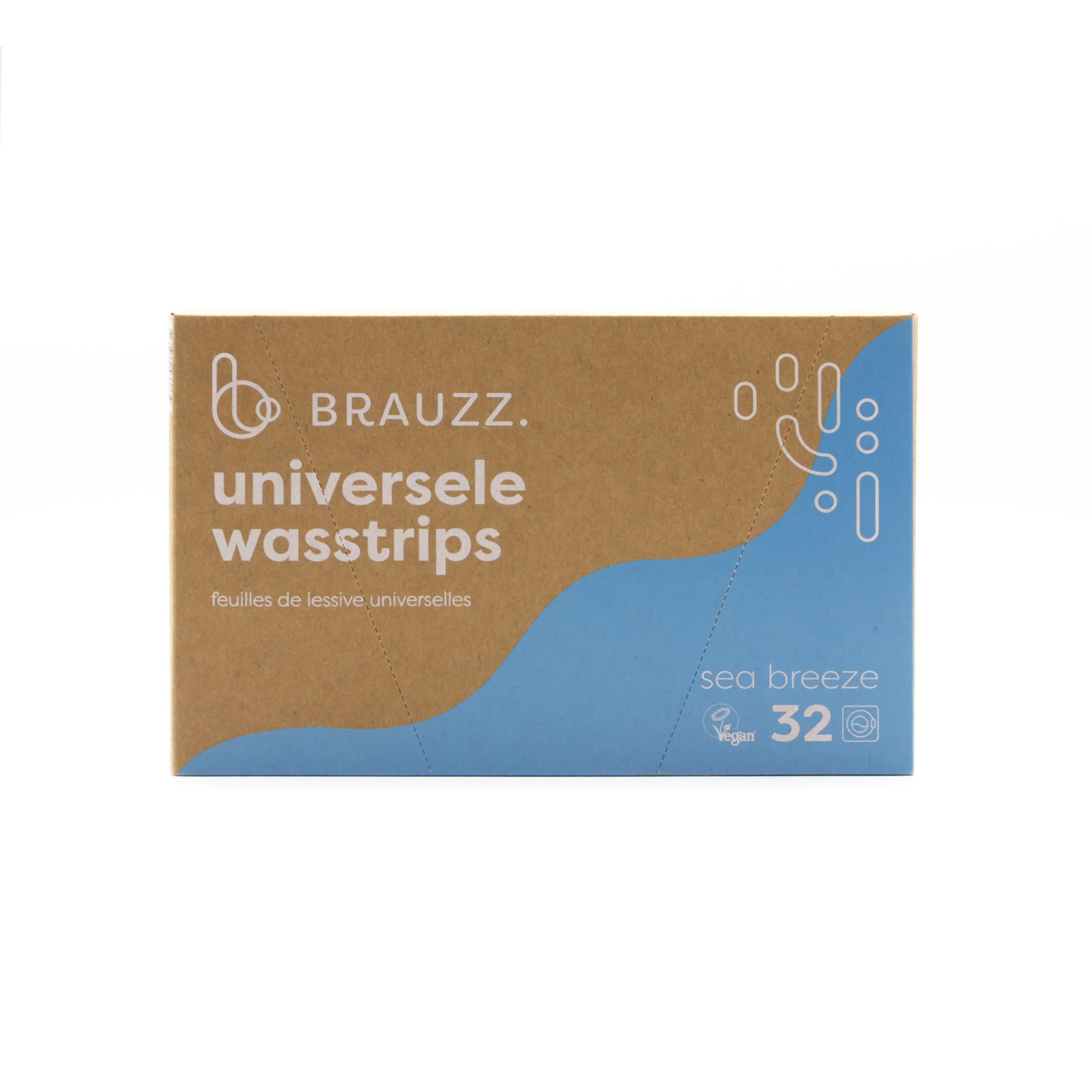 Brauzz Wasstrips Zeebries 32 stuks - voor alle Textiel - ook Handwas