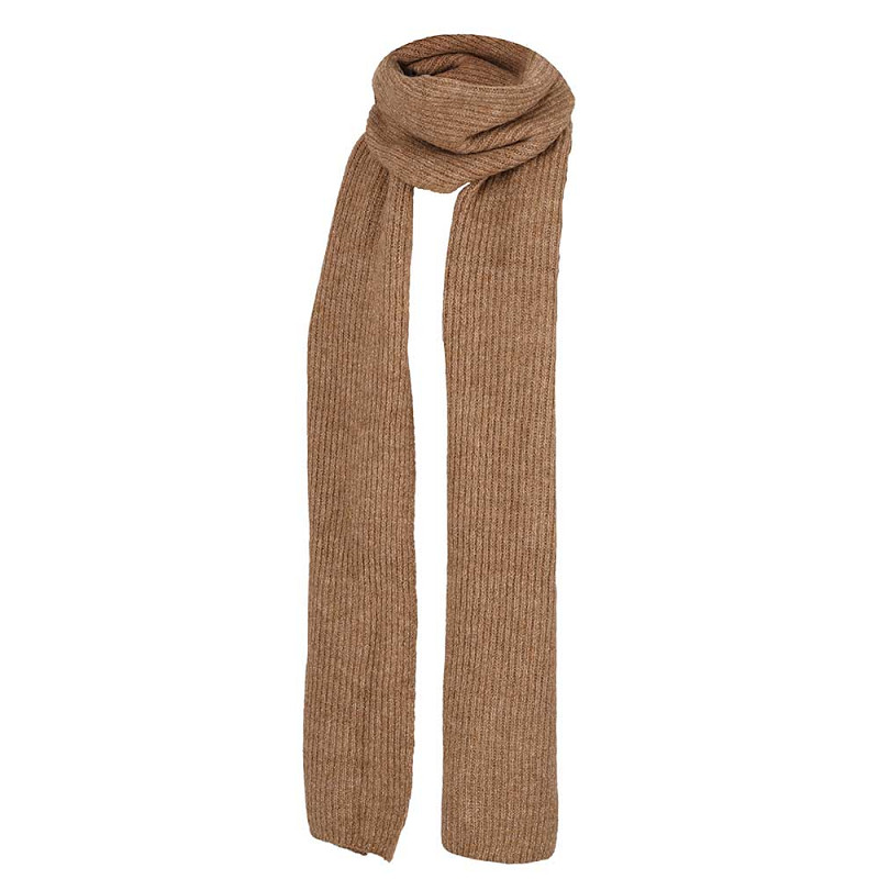 Sarlini Sjaal Dames Knit Taupe Melange One Size
