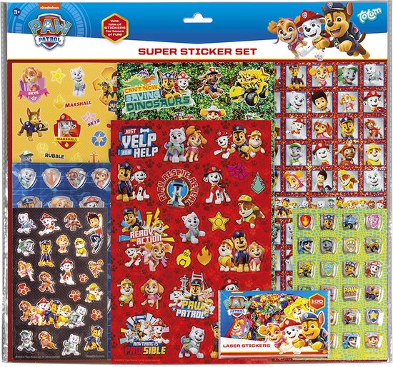 PAW Patrol Super Sticker Set meer dan 300 stickers