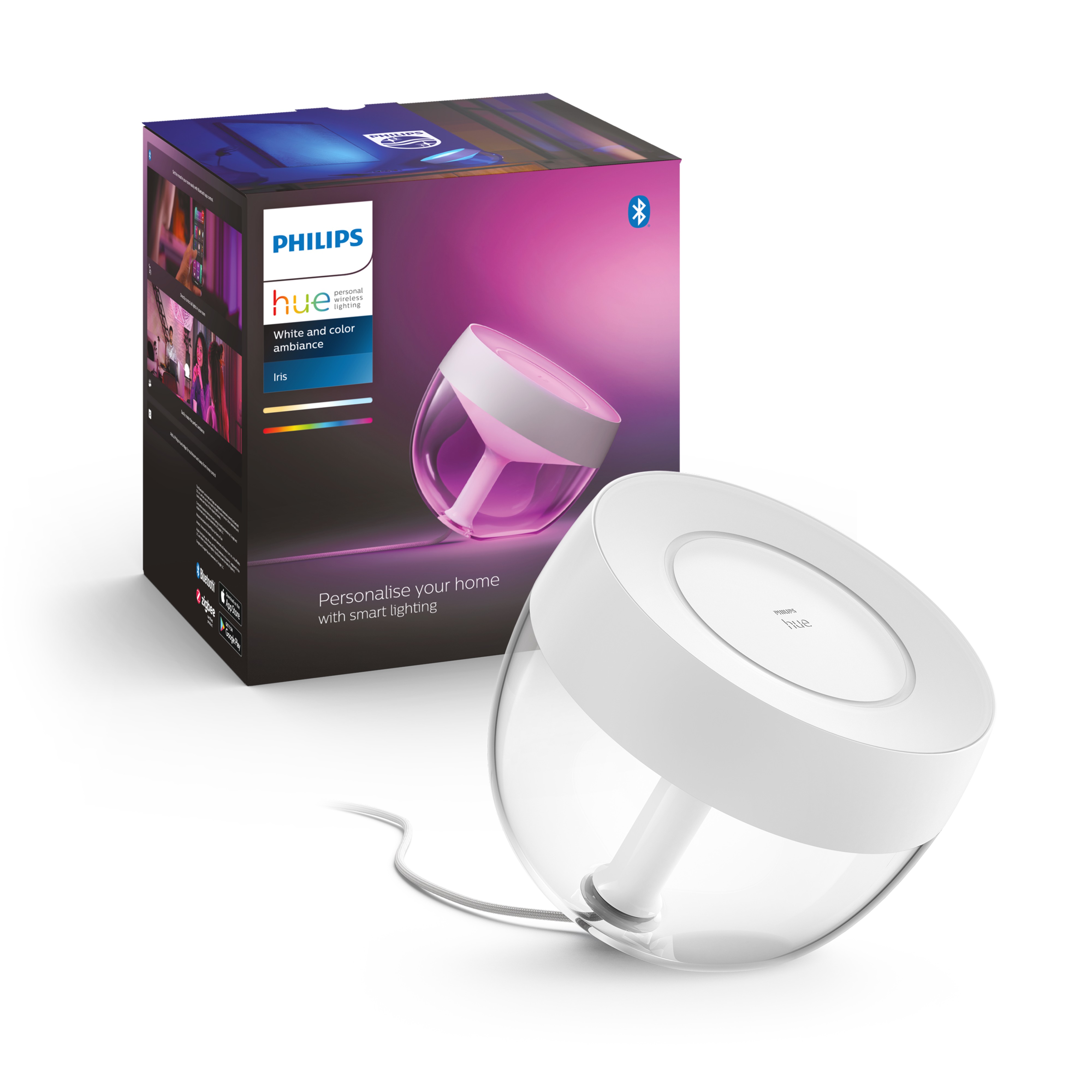 Philips Hue Tafellamp Iris Wit 8.2W White&Color Ambiance