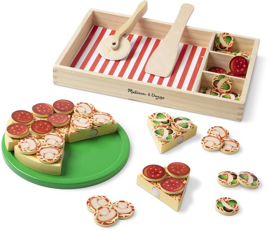 Melissa & Doug - Wooden Pizza Party