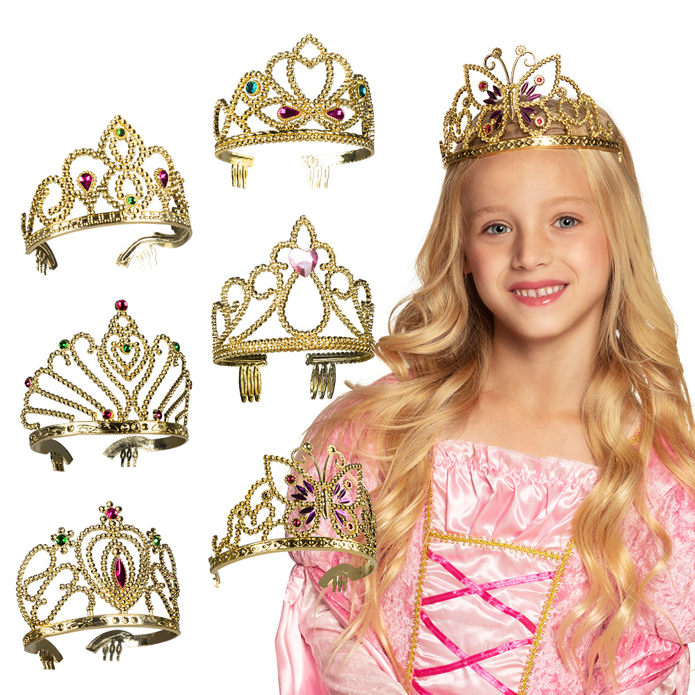 Tiara Diana Goud - assorti - prijs per stuk