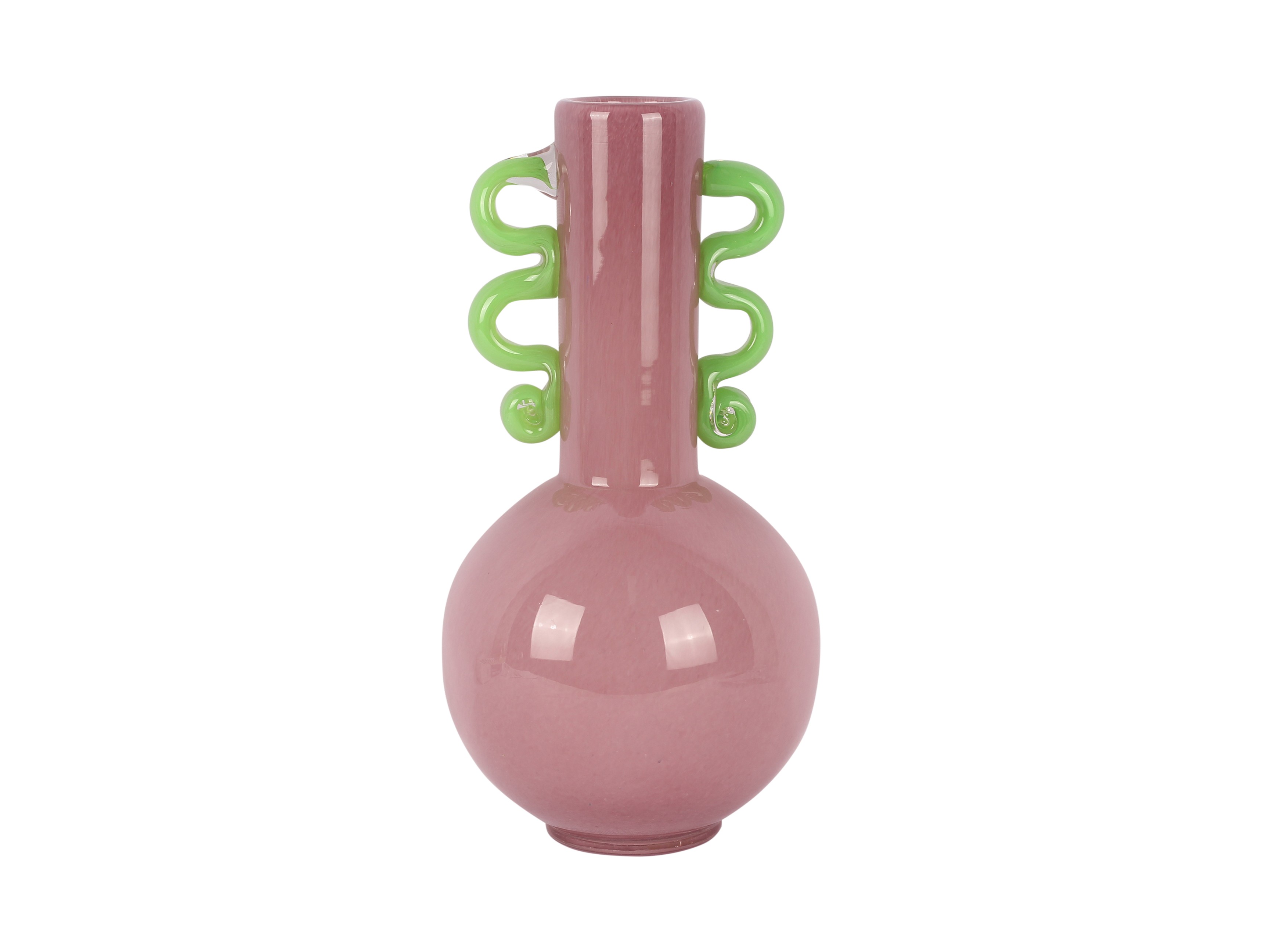 Present Time Vaas Fiesta Bright Pink 14x29 cm - Glas