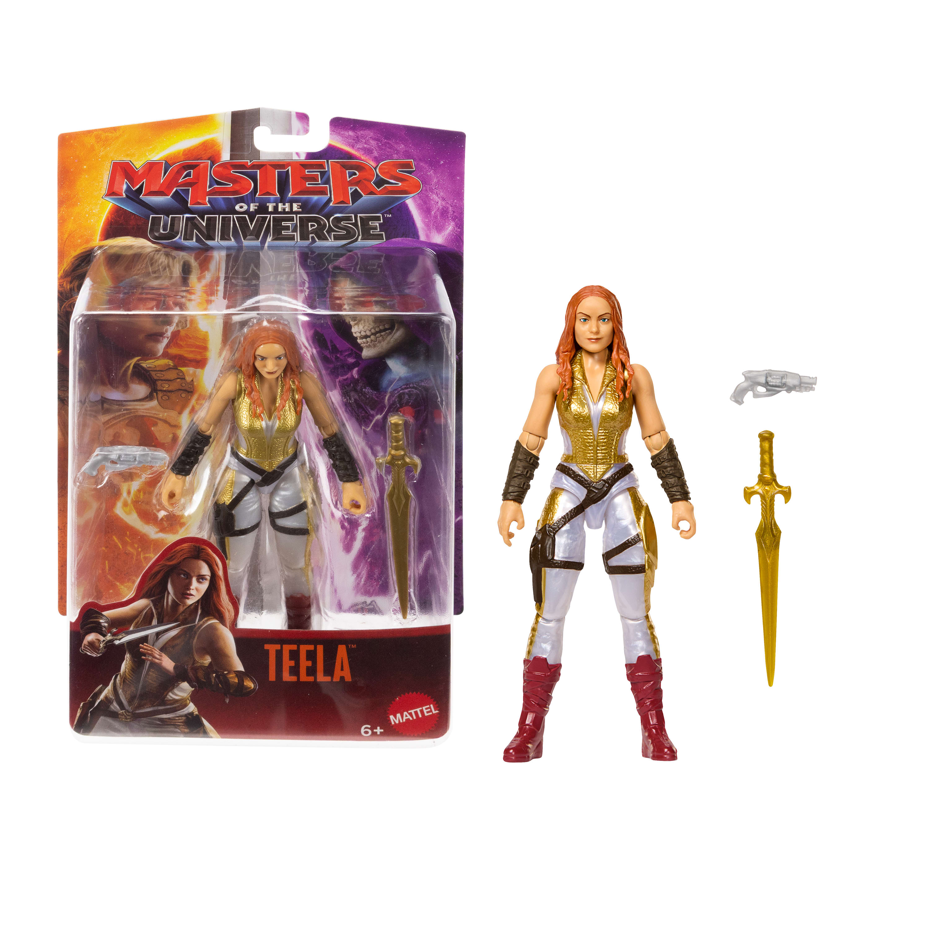 Masters of the Universe - Teela Actie figuur 14 cm, articuleerbaar