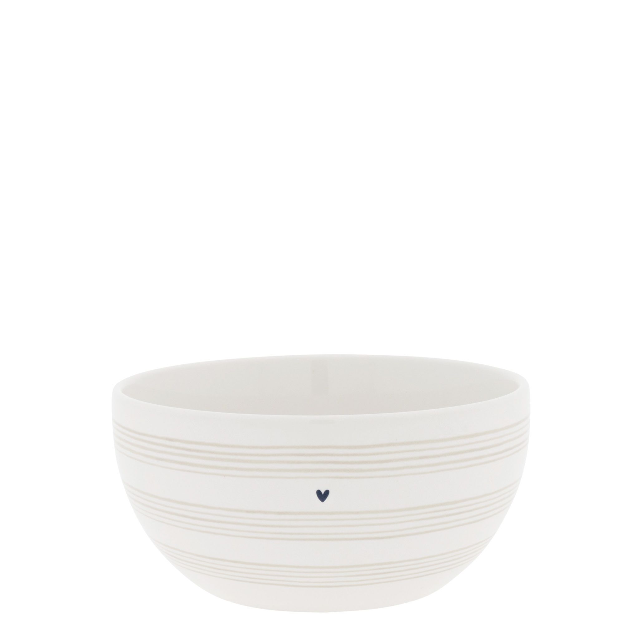 Bastion Collections Bowl Small Stripes Natural 300ml - Keramiek - 14.5x7 cm