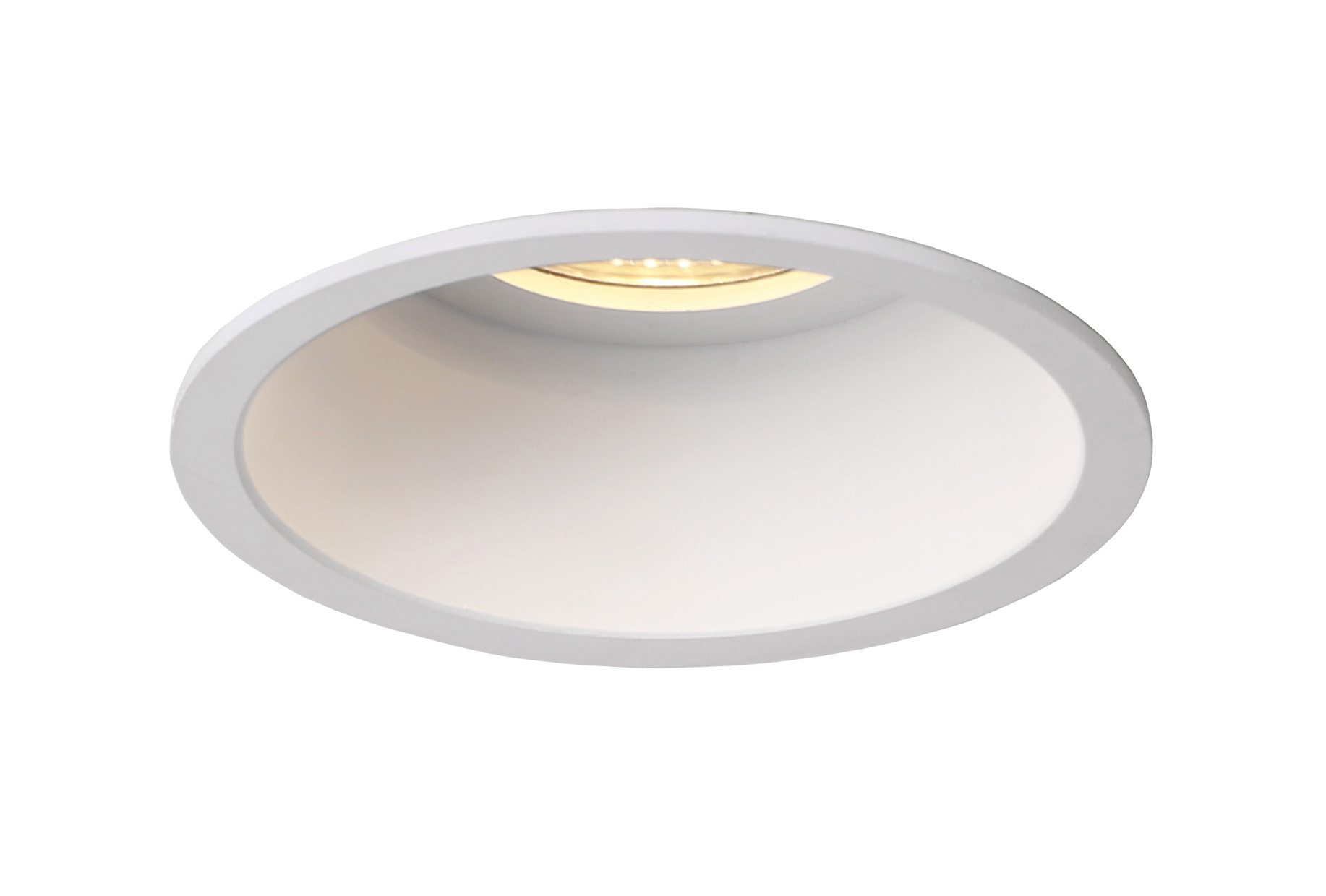 Fantasia Tetiz Inbouwspot Satin White GU10 - 85x45mm - deep