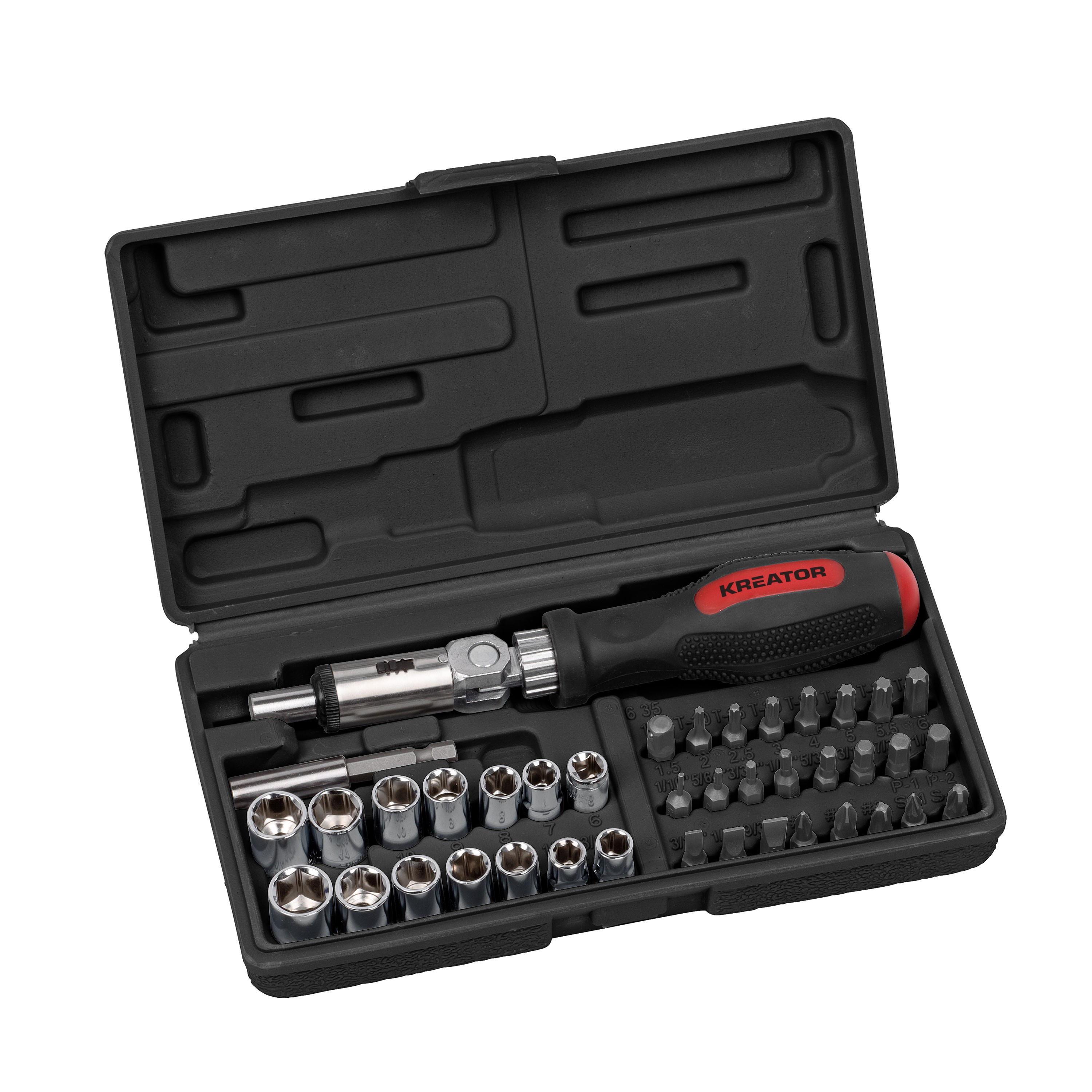 Kreator Ratelschroevendraaier set 40 stuks