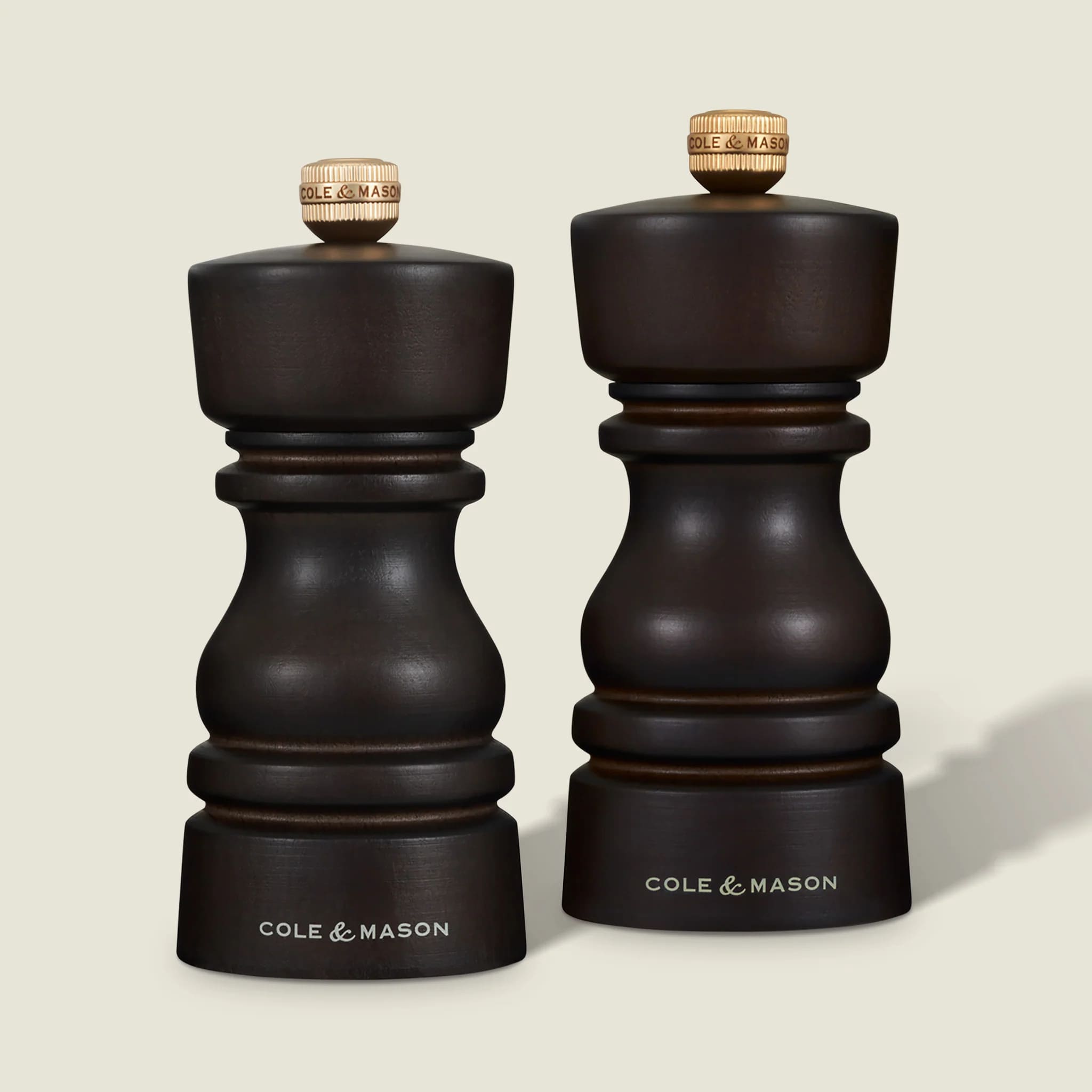 Cole & Mason Peper-& Zoutmolen Set London Chocolate Wood 13cm