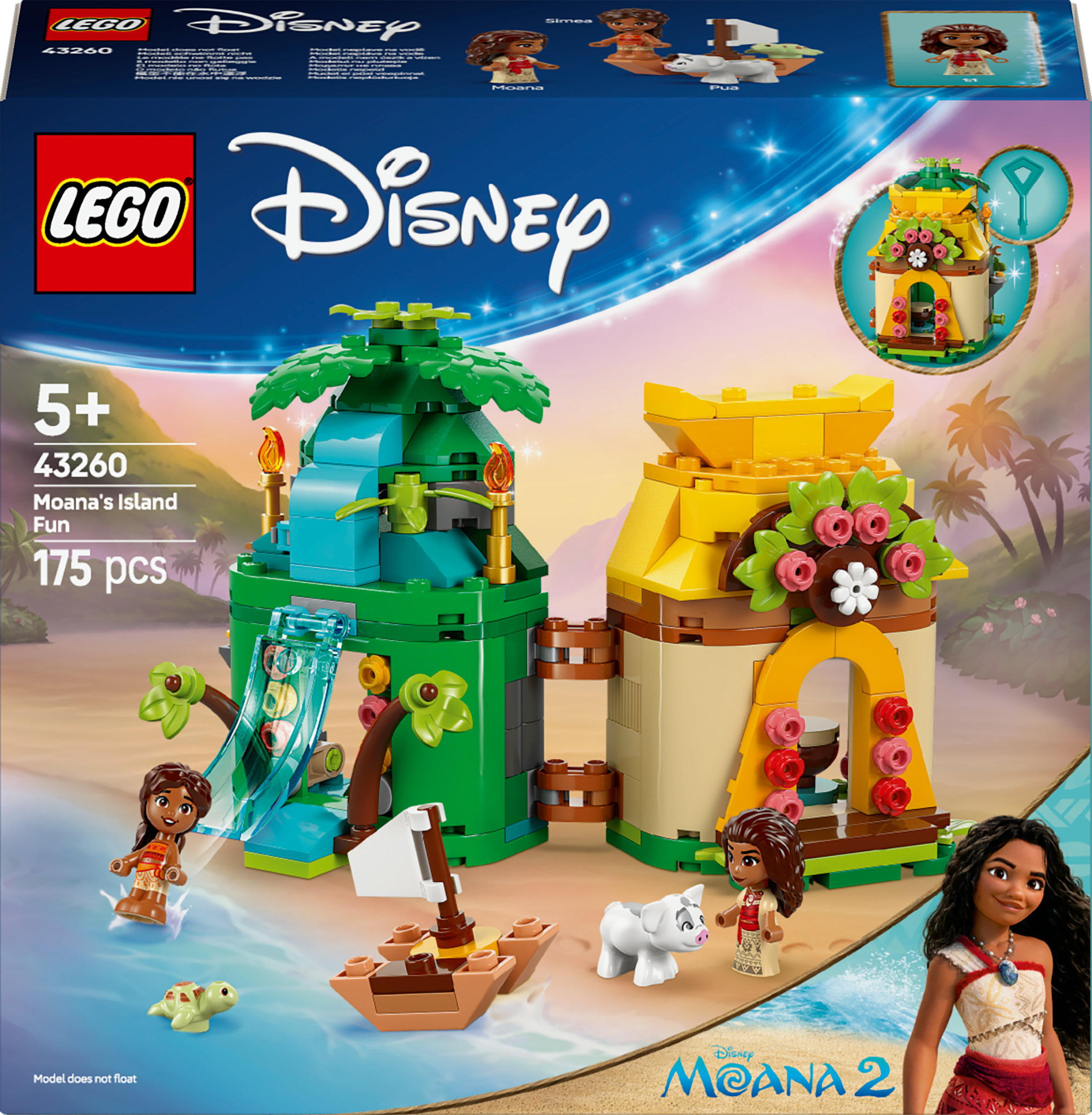 LEGO Disney 43260 Vaiana's Speeleiland
