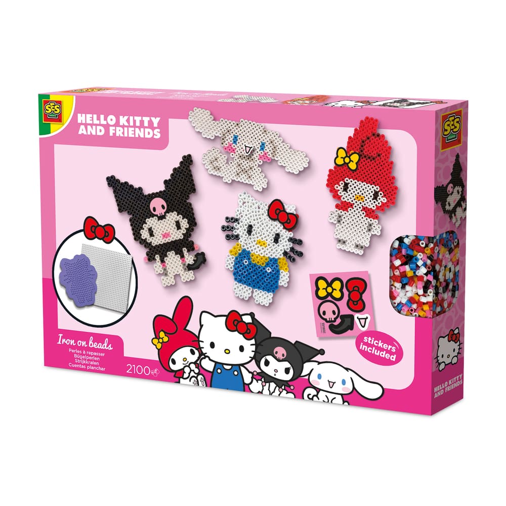 SES Hello Kitty and Friends - Strijkralen virendjes