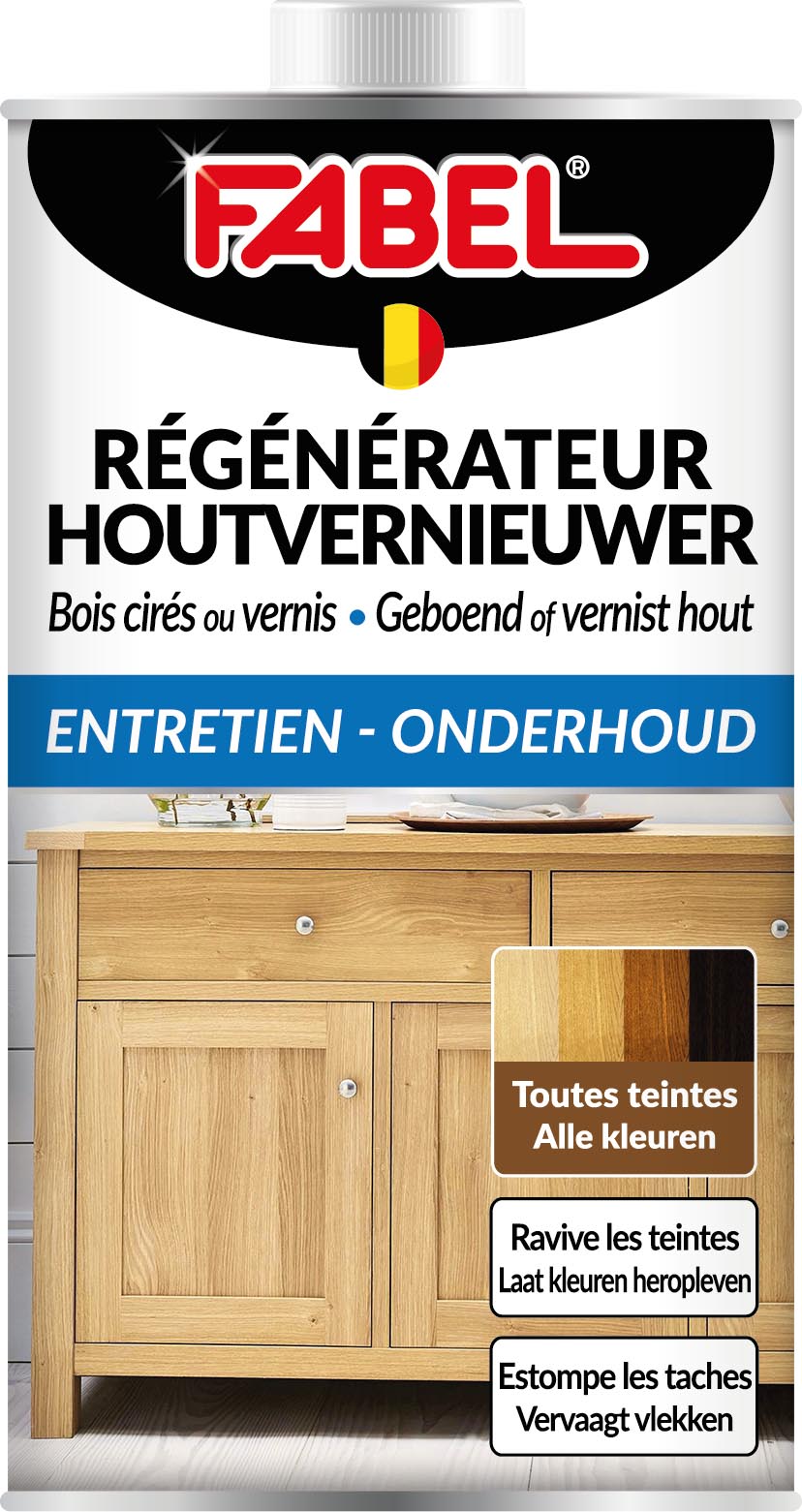 Fabel Houtvernieuwer Onderhoud 250 ml - Geboend en Vernist Hout