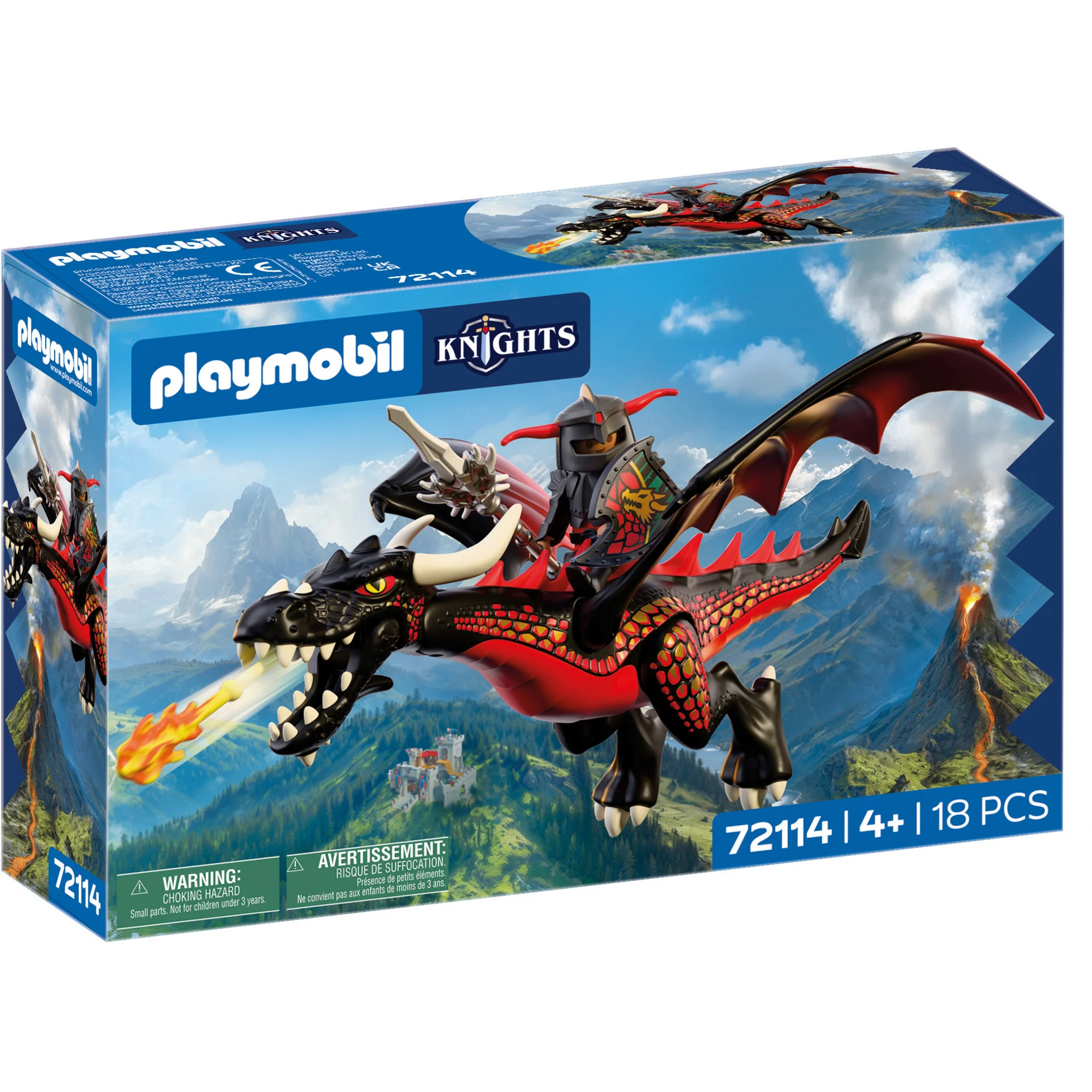 Playmobil 72114 Knights Zwarte draak