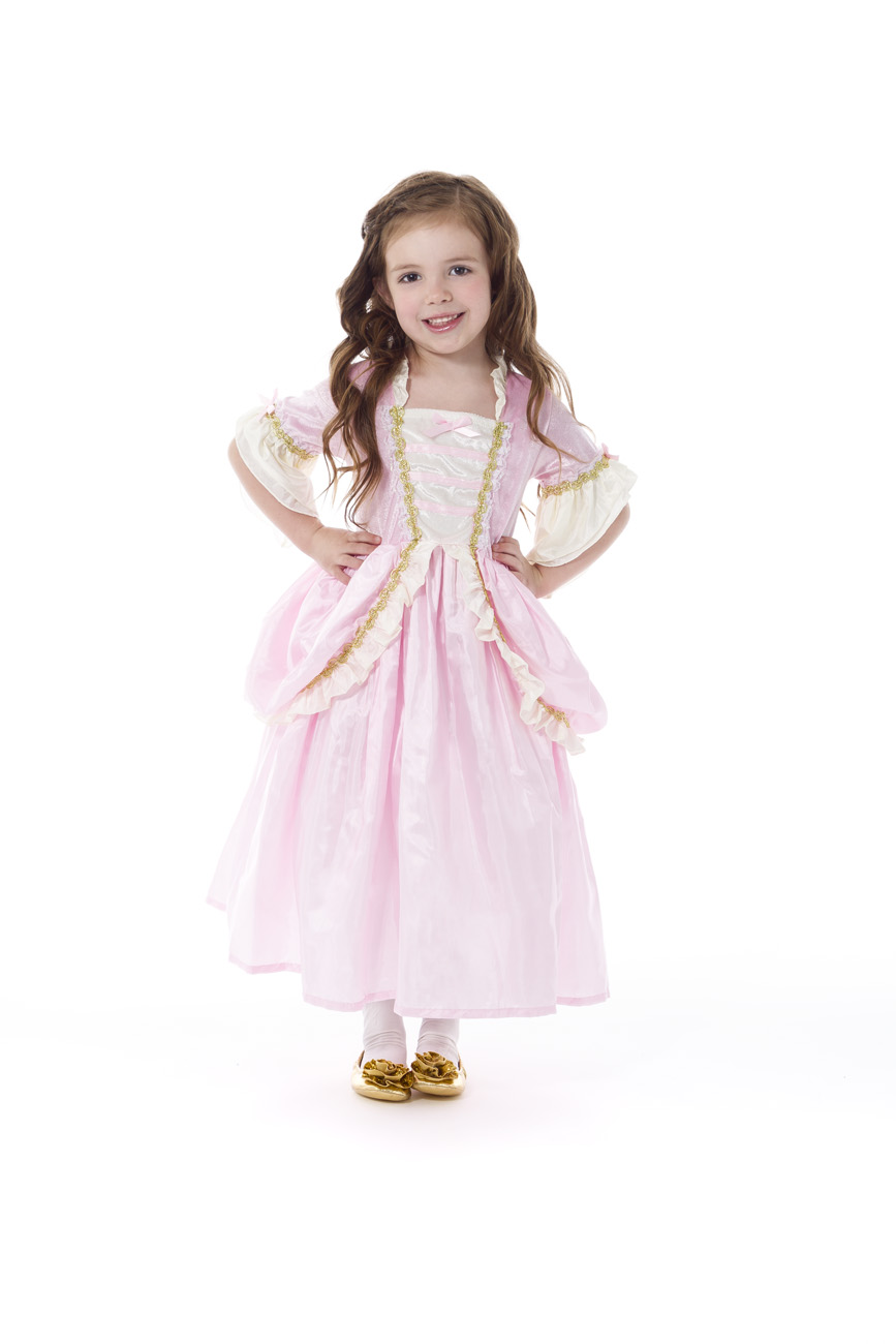 Little Adventures Prinsessenjurk Pink Vintage 3-5 jaar