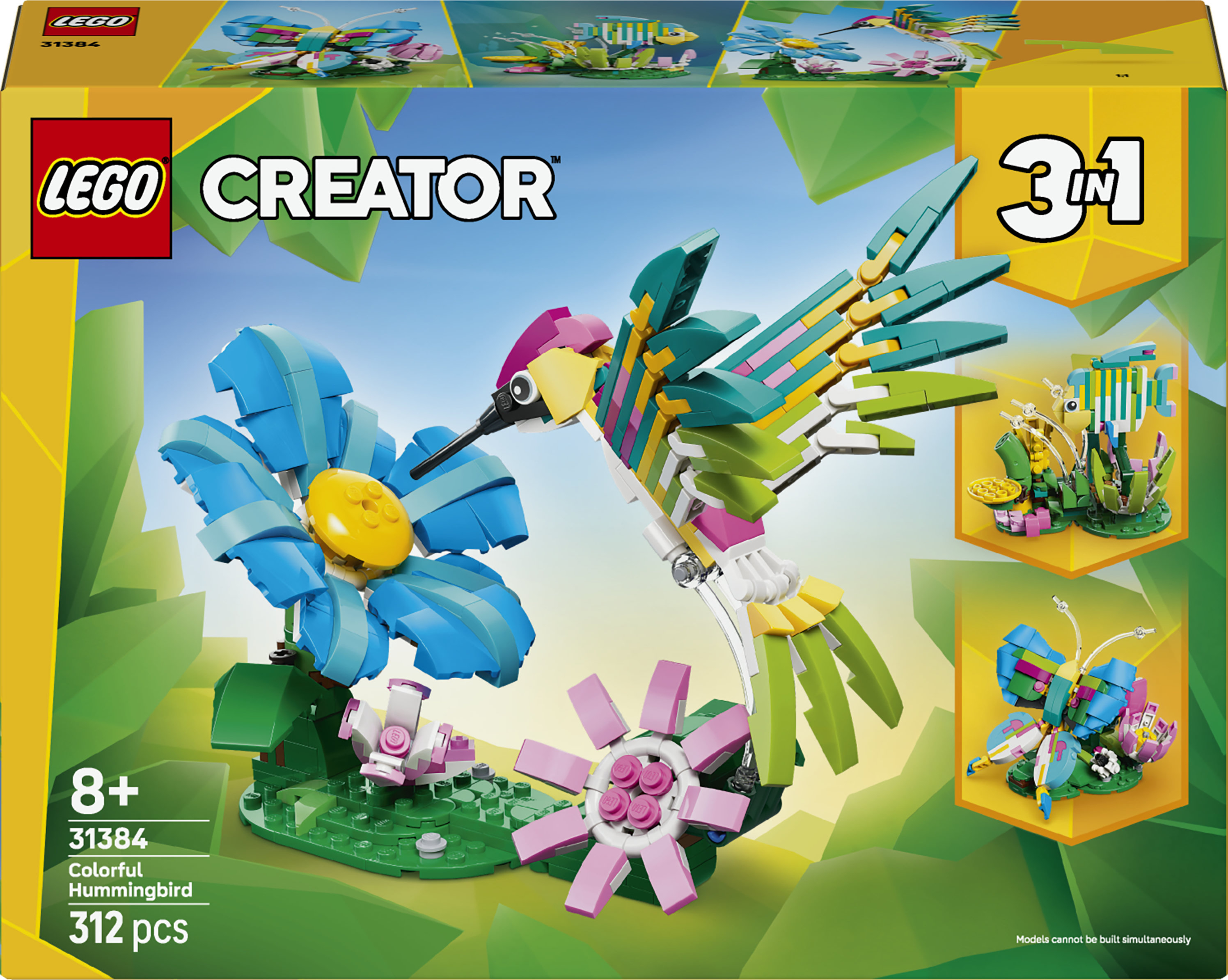 Lego Creator 31384 Wilde Dieren : Kleurrijke Kolibrie