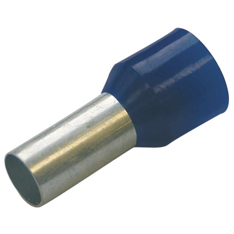 Haupa Adereindhuls Geisoleerd PVC 0.75 mm 100 stuks Blauw