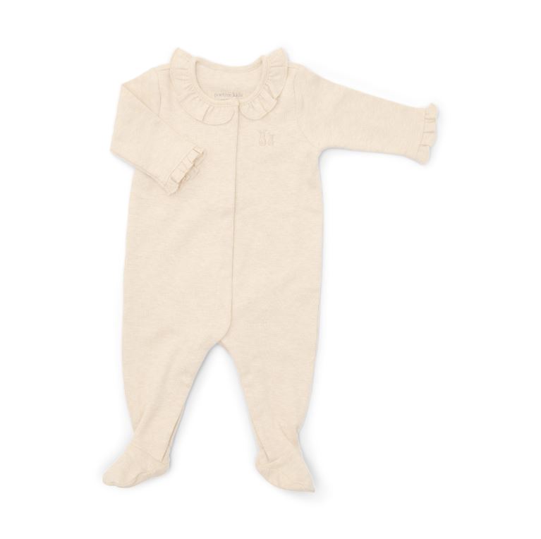 Poetree Meisje Pyjama Ruffle Sand