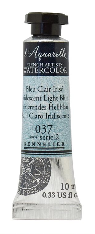Sennelier Aquarelverf Extra Fijn 10 ml - Iriserend Lichtblauw