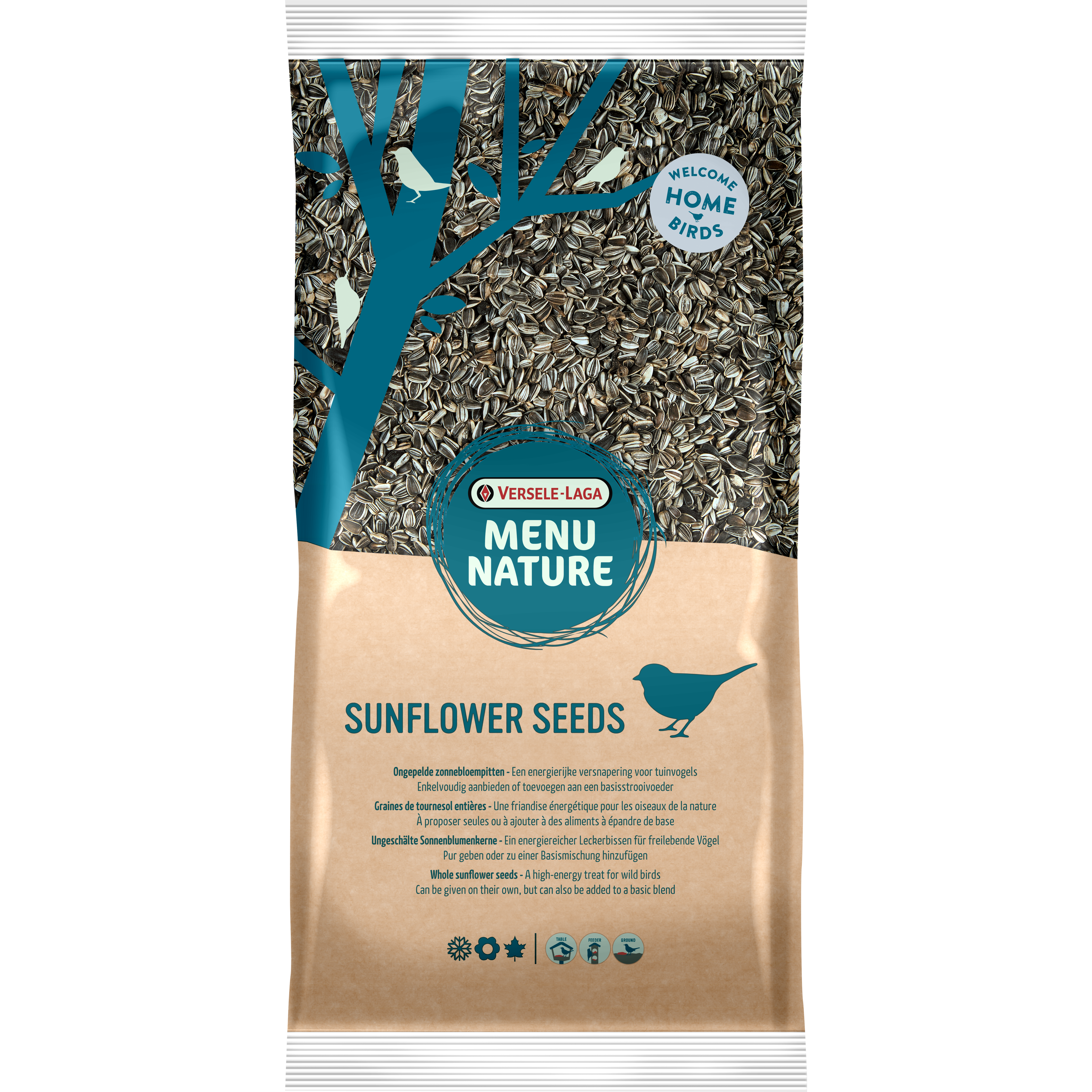Versele-Laga Menu Nature Zonnebloempitten 1.5 kg