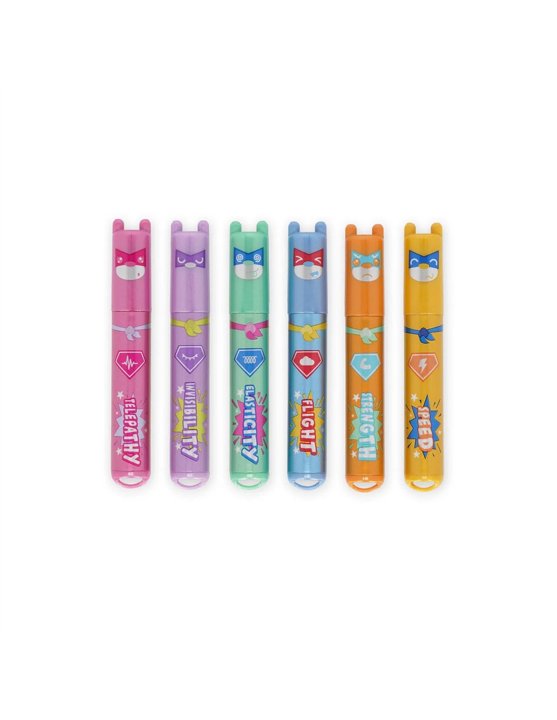 Legami Mini Highlighters Teddy's Superpower 6 stuks