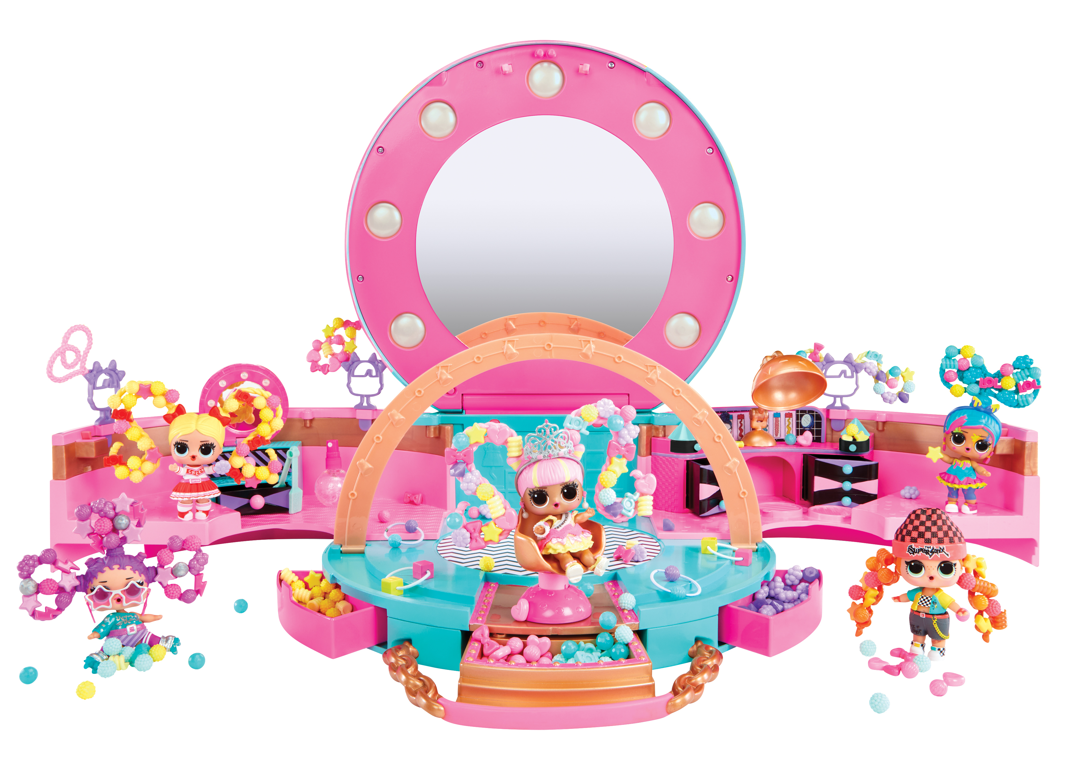 L.O.L. OMG Surprise  Hair Beads Salon