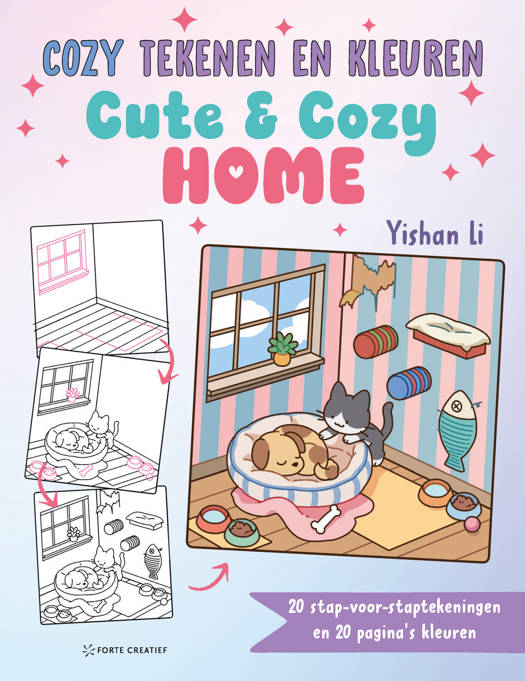 Kleurboek Cute & Cozy Home