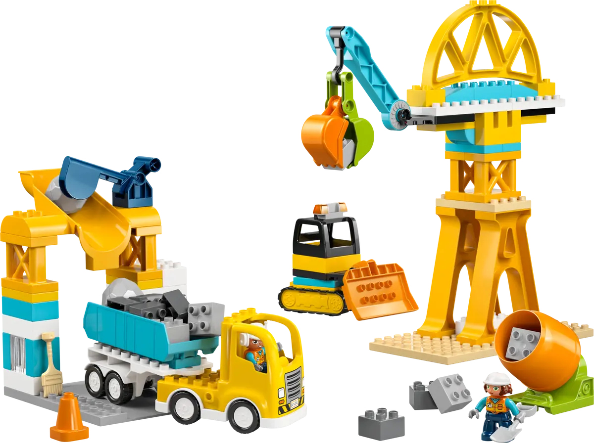 Lego Duplo 10476 - 3 in 1 Bouwplaats en Voertuigen