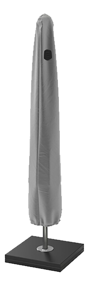 AquaShield Parasolhoes Grijs 165x25/35 cm