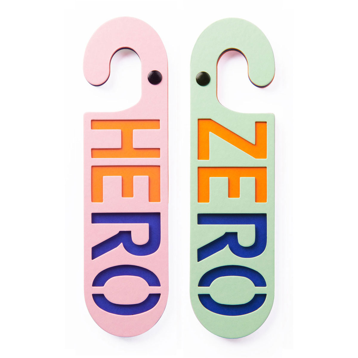 Puki Wuki Deurhanger Hero/Zero Roze/Groen