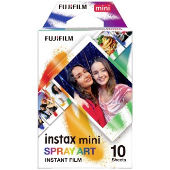 Instax mini Film Spray Art