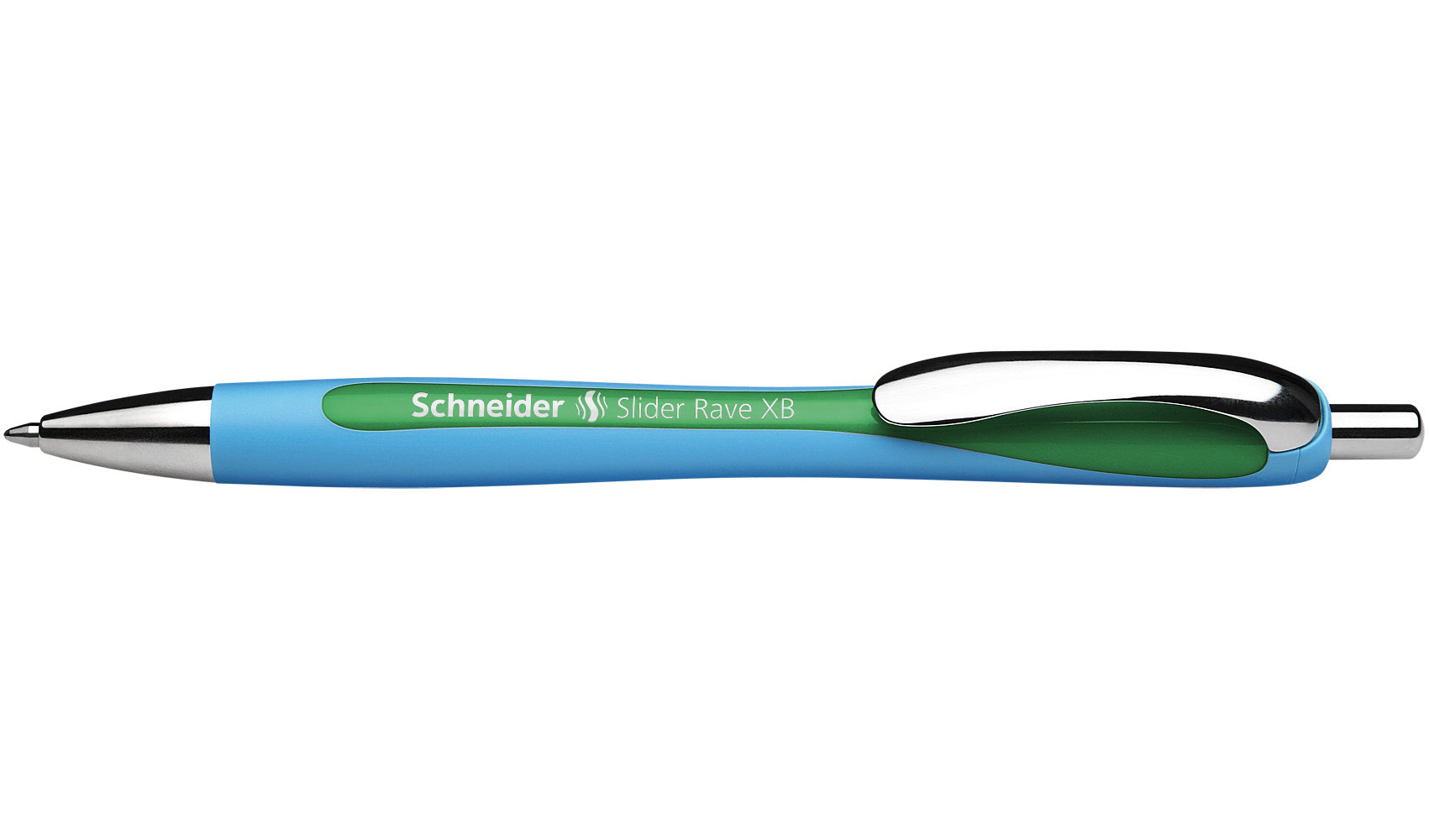 Schneider Balpen Slider Rave Intrekbaar Blauw Groen