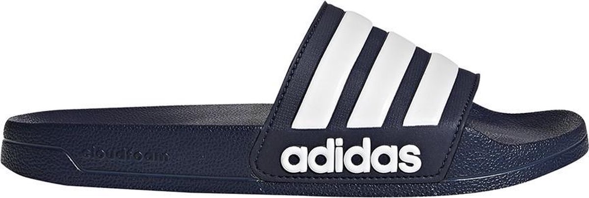 Adidas Badslipper Unisex Adilette Shower Ink/white - Maat 10- 44 1/2