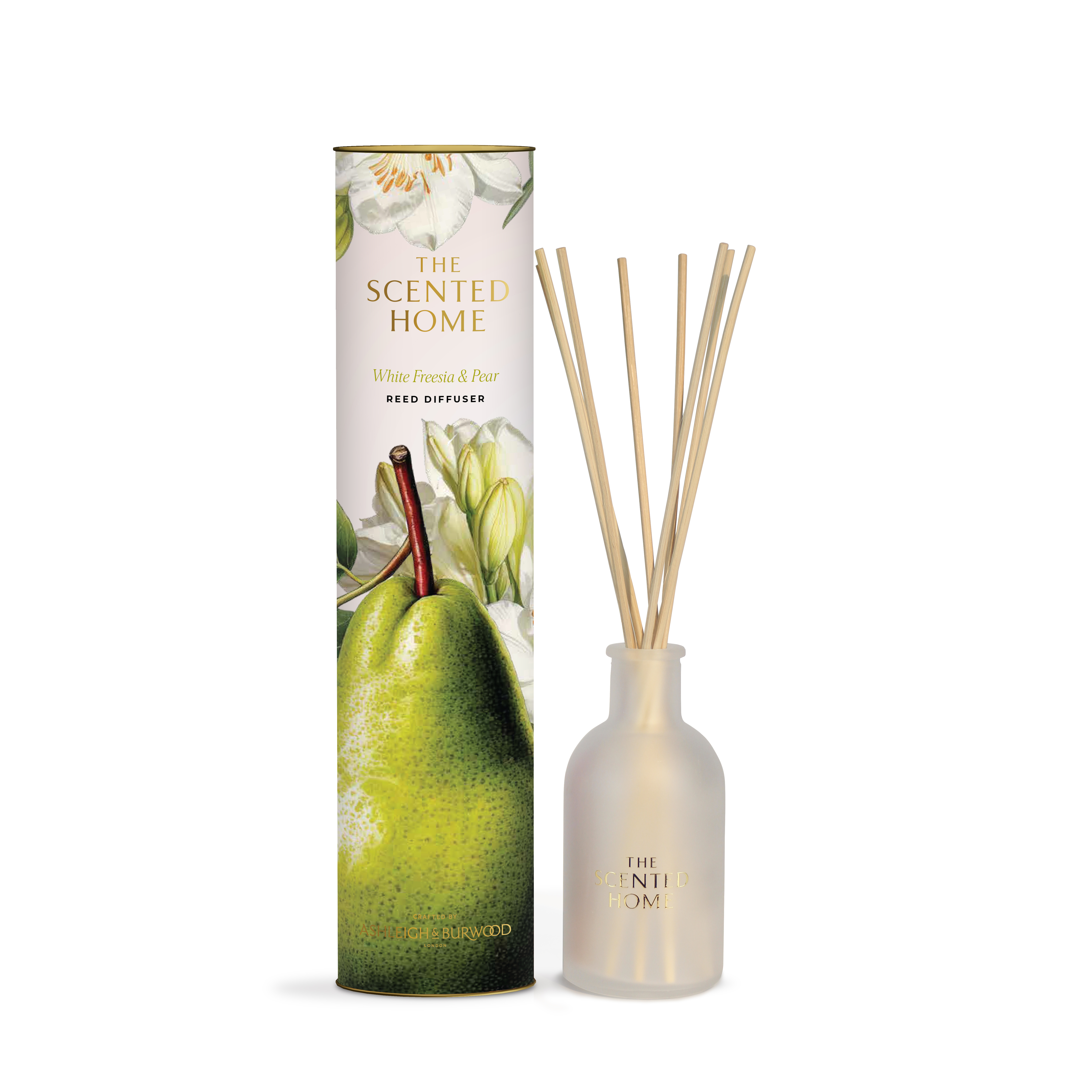 Ashleigh & Burwood Geurdiffuser The Scented Home 150ml White Freesia & Pear