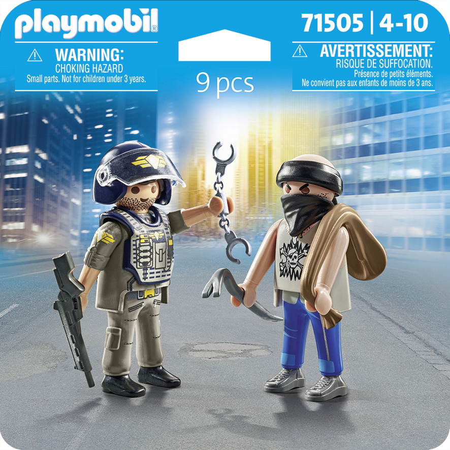 Playmobil DuoPacks 71505 Tactische politie-eenheid & bandiet