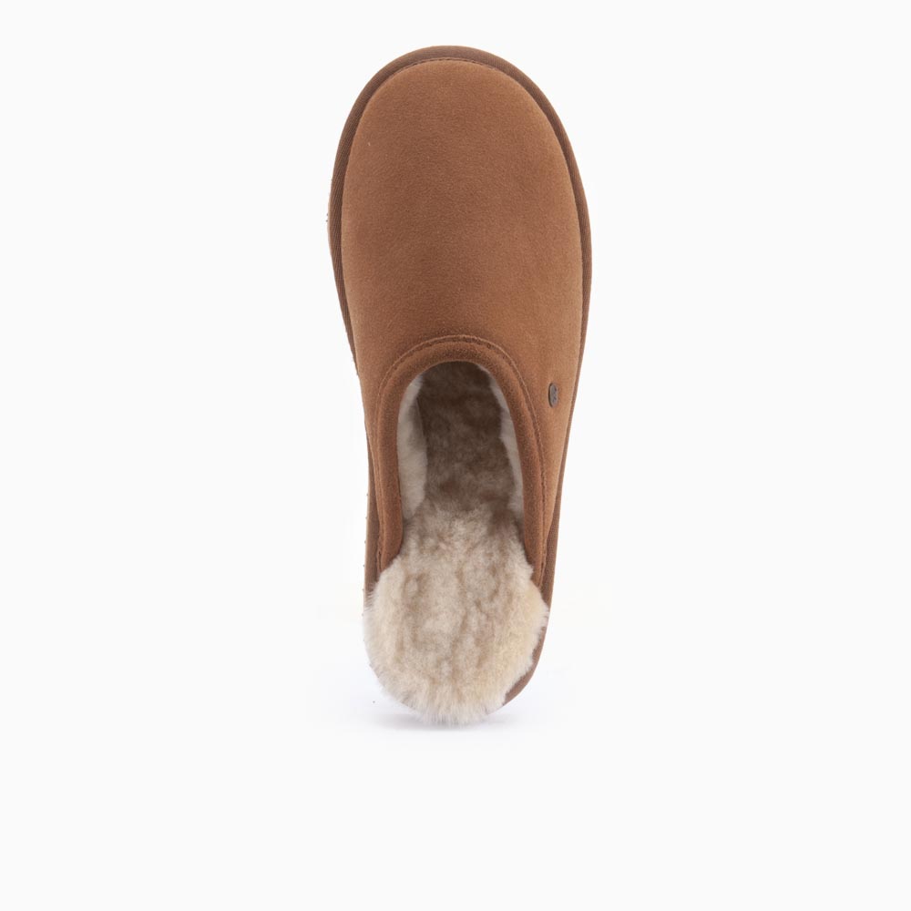 Warmbat Muil Heren Classic Suede Cognac - Maat 45