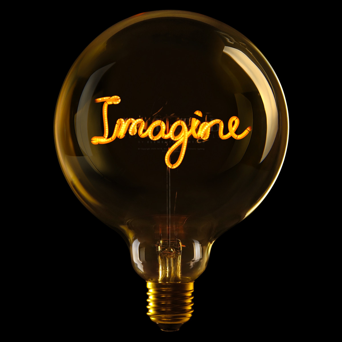 MITB Gloeilamp Imagine G125 - E27 - 2W - Staand