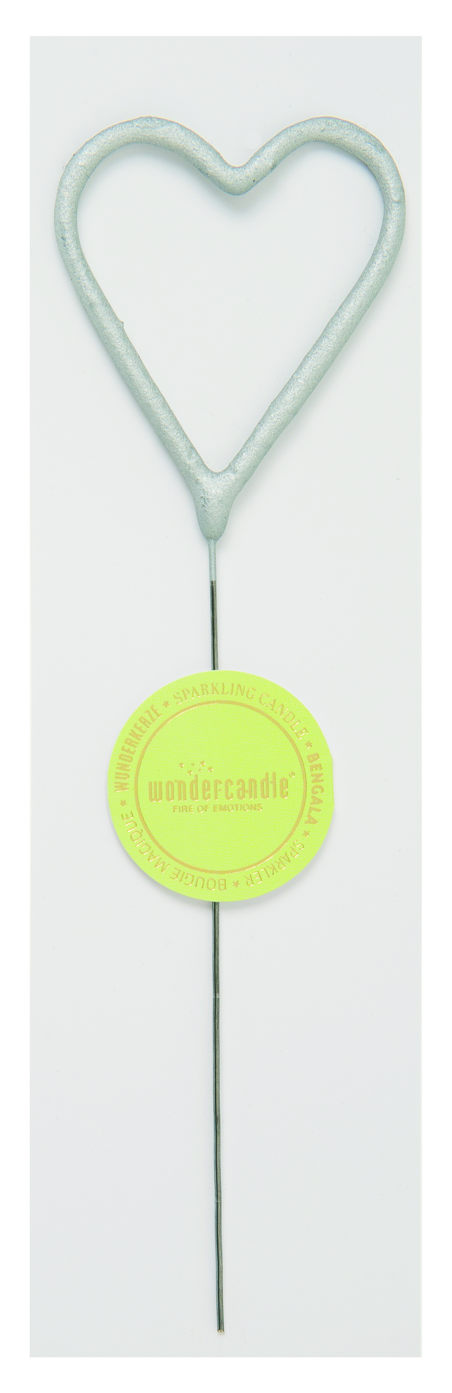 Wondercandle Classic Hart Spotlight - Zilver