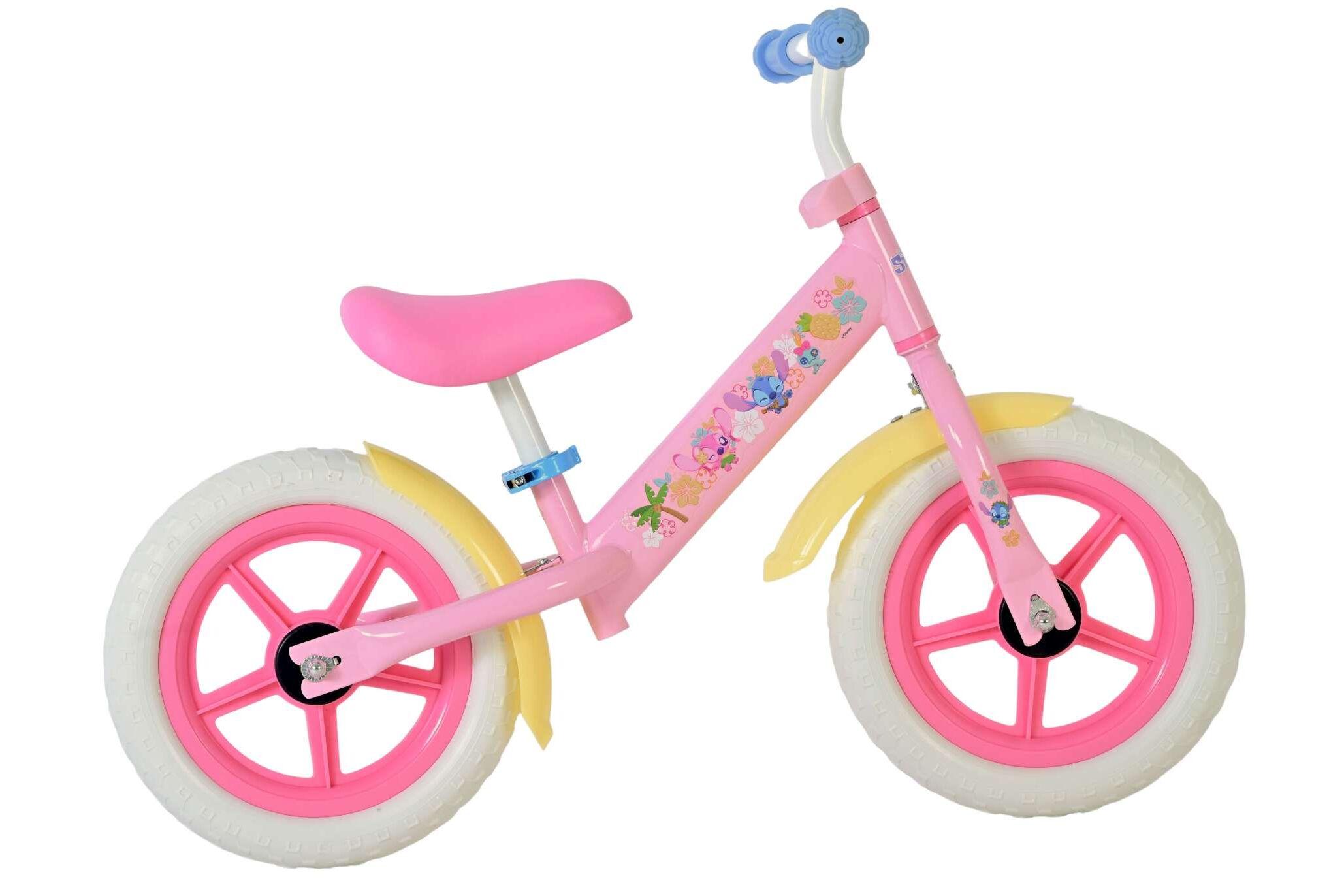 Volare Loopfiets Stitch Roze met EVA banden