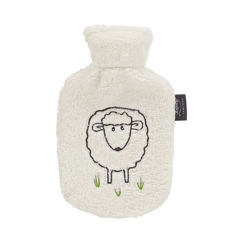 Fashy Warmwaterkruik 0.8 l Schaap Dolly Fleece Hoes