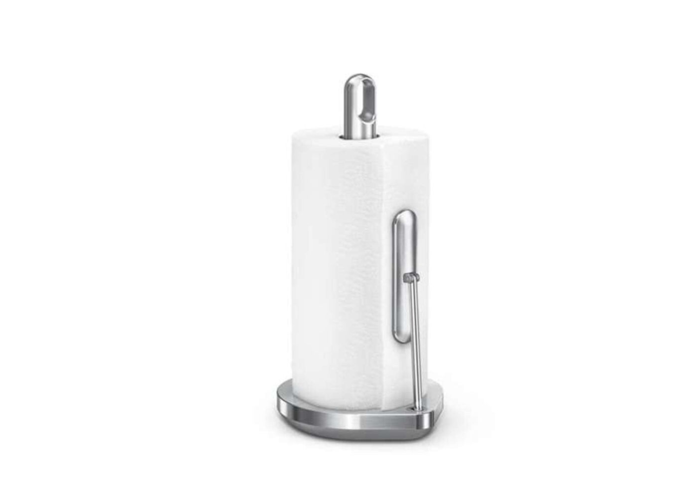 Simplehuman Keukenrolhouder met Klemarm Zilver - RVS - 21x19x38 cm