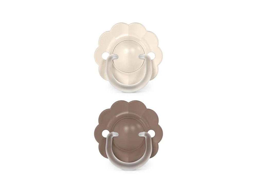 Suavinex Fopspeen SX Pro Wonder Silicone Symmetrisch Donkerbruin-Beige  6-18 maand - 2 stuks